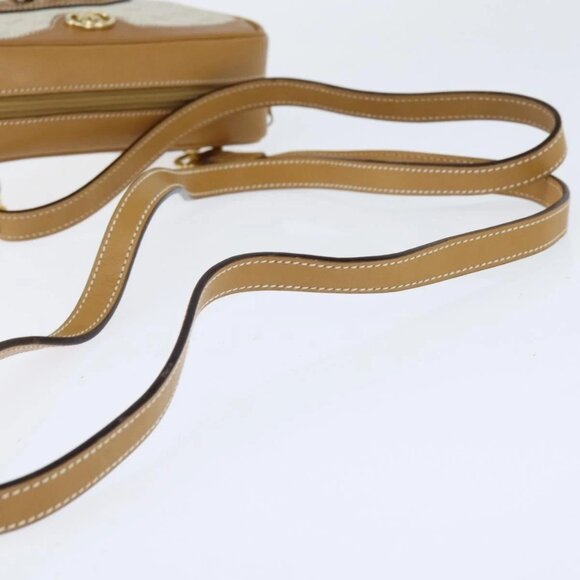 GUCCI Micro GG Supreme Shoulder Bag PVC Beige Gold - Picture 7 of 16